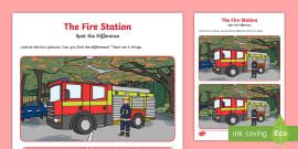 The Fire Station Aistear Fire Safety Posters (teacher made)