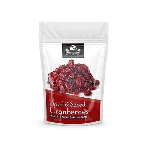NATURE YARD Dried Cranberry dry fruit - 50 Gm - Naturally Dehydrated ...