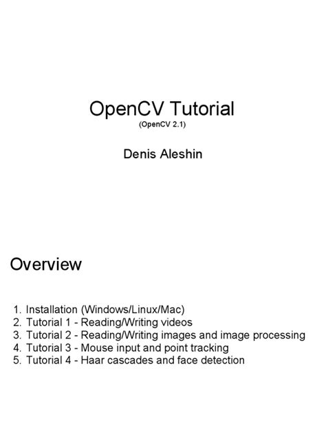 OpenCV Tutorial for Beginners 的图像结果