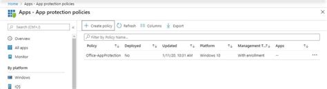 Image result for App Protection Intune File State