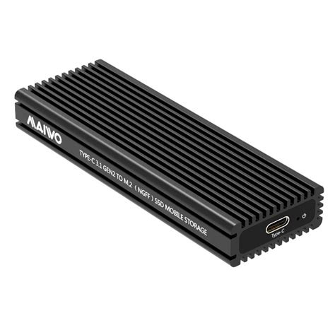 Type C to M.2 NVMe Tool-Free Enclosure Speeds (10Gbps). Supports M.2 ...