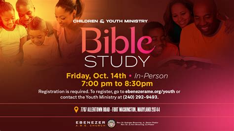 Youth Bible Study Flyer