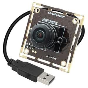 MMlove USB Camera Module 720P 60fps Global Shutter 170 Degree Wide ...