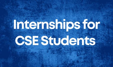 Internships For CSE Students 2021 | Internshala Internships