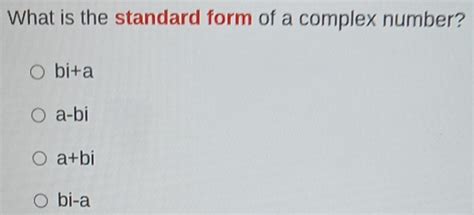 Image result for Complex Numbers a Bi