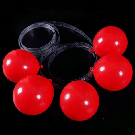 1pc 5m Clear Balloon Chain With 13 Holes, Wedding, Party, Birthday ...