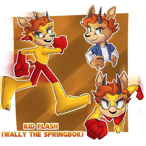 Mobian Kid Flash/Wally West (DC X Sonic) by P0iNtLeSs27 : r ...