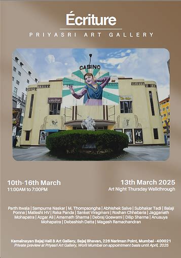 Exhibitions (List) | Priyasri Art Gallery