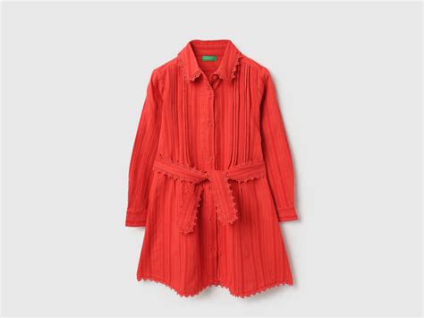 Regular Fit Spread Collar Lace Shirt Dress – United Colors of Benetton ...