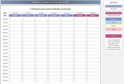 Image result for Schedule Tracker Template Excel