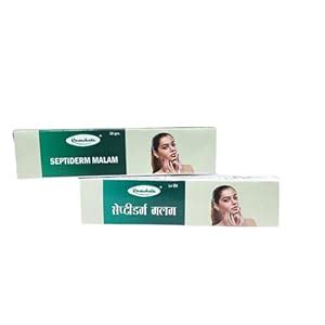 Rasashala Septiderm Malam 30gm | Ayurvedic Herbal Nourishing Face ...