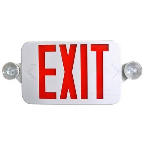 Image result for Glass Red LED Exit Sign