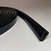 Tintvent Rubber Edge Trim Black, U Channel PVC Plastic, Sharp Edge ...