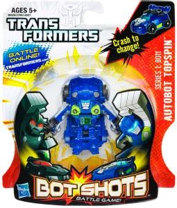 Hasbro Transformers Bot Shots-Autobot Topspin - Transformers Bot Shots ...