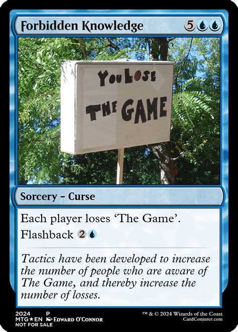 You just lost The Game. : r/MTGmemes