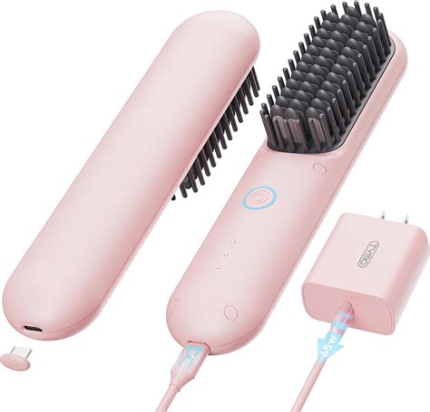 Amazon.com : TYMO Cordless Hair Straightener Brush - Porta PRO Portable ...