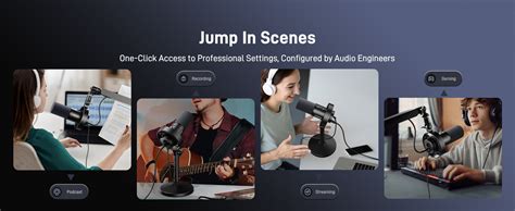 MAONO Dynamic Microphone for Podcast: PC Computer Gaming Mic USB-C ...