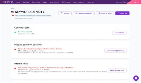 Image result for Surfer Creating Content Tutorial