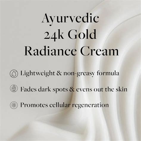 Skin Radiance Cream for Face with 24K Gold | Sadhev