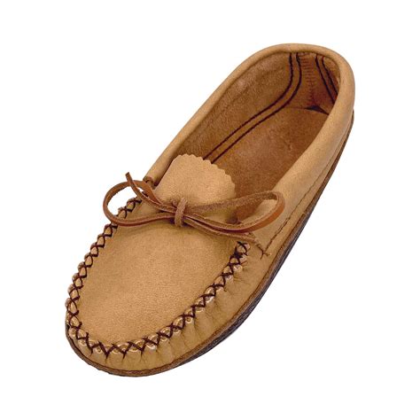 Women's Soft Sole Moccasin Shoes Real Moose Hide Leather for Earthing ...