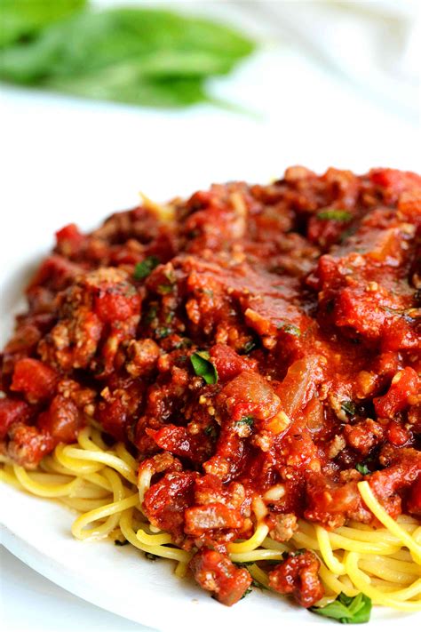 Meat Sauce Recipe (Easy Spaghetti Sauce)