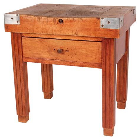 Large Round Butcher Block at 1stDibs | round butcher block island ...
