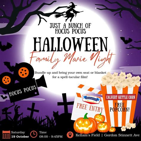 Halloween Family Movie Night , Kellams Field, Chesapeake Beach, 19 ...