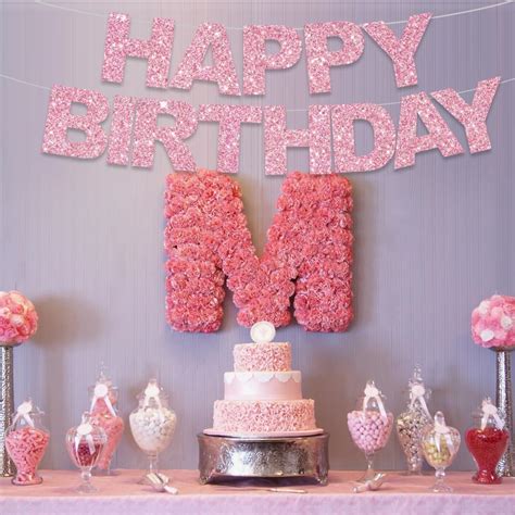 BEISHIDA Pink Happy Birthday Banner - Pre-Strung,No India | Ubuy