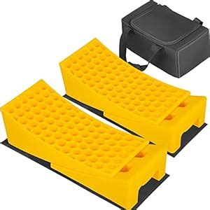 Flieeya RV Leveling Blocks Wheel Chocks Leveler, Heavy Duty Camper ...