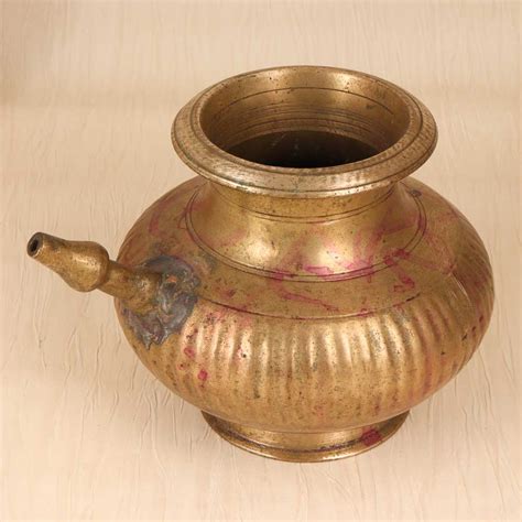Shop Brass Holy Water Pot at Best Price | IndianShelf
