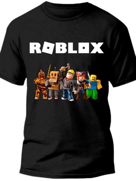 Camiseta Infantil Roblox Camisa 100% Algodão Promoção | SHEIN Brasil