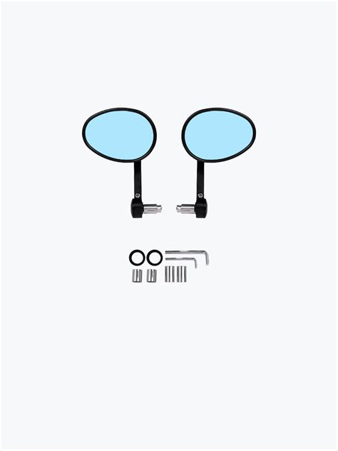 Inverted GT Oval Mirror Carbon Black From Moto Modz.