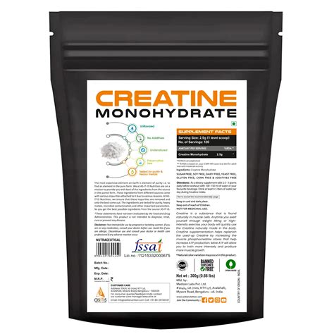 Pure Creatine Monohydrate powder — AS-IT-IS Nutrition