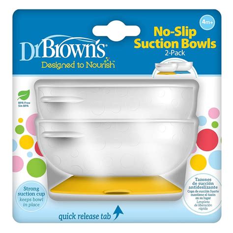 Dr. Brown's™ No-Slip Suction Bowl, 2-Pack – Krazy Caterpillar