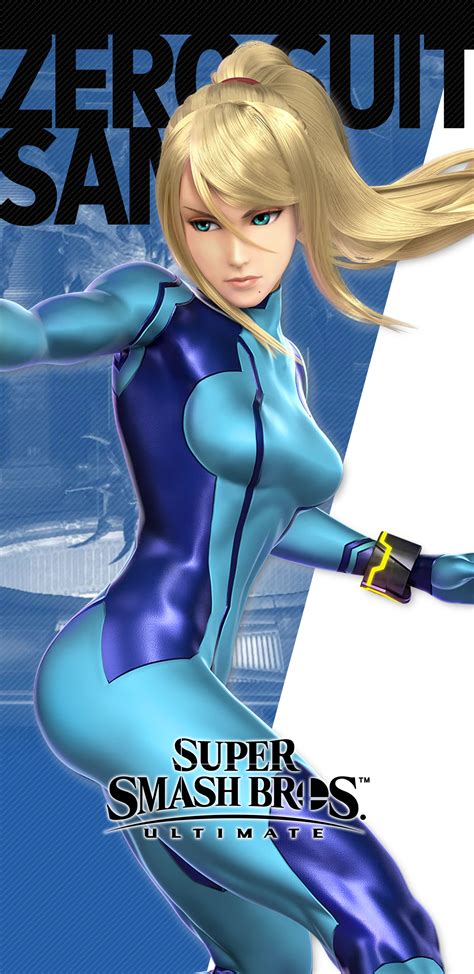 Zero Suit Samus Ssb4 Wallpaper