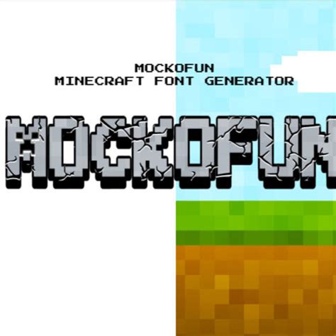Image result for Custom Minecraft Font Generator