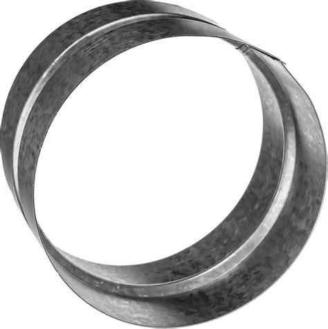 HVAC OV Galvanized Metal Duct Connector - 6 Inch Fit - Round India | Ubuy