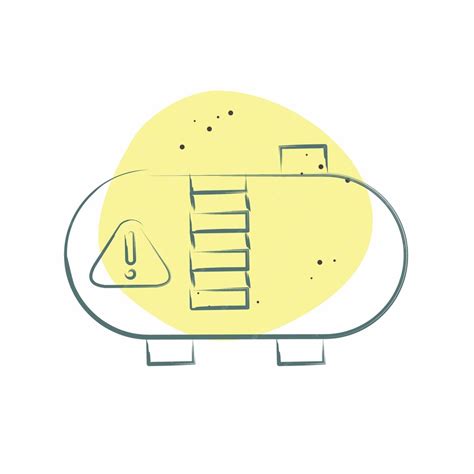 Icône de réservoir liée au symbole de poison Color Spot Style ...