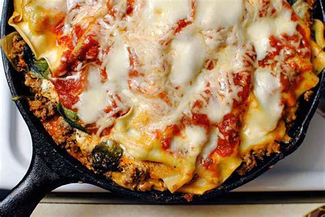 Skillet Lasagna {Quick Dinner Fixins}   Pass The Sushi