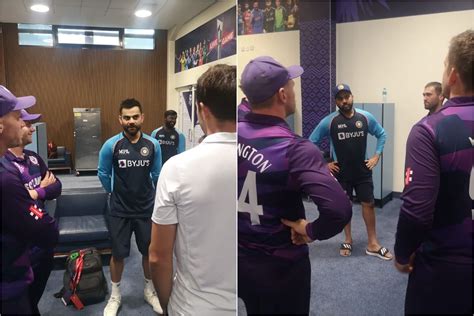Virat Kohli, Rohit, Bumrah, Ashwin Surprise Visit Scotland Dressing ...