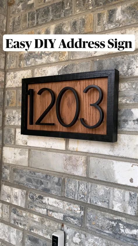 Homemade Address Signs 的图像结果