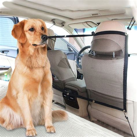 FREESOO Car Pet Barrier Safety Net for Dog, Vehicle Universal Mesh ...