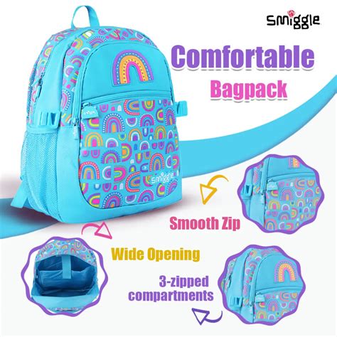 Buy Smiggle Fly High Kid’s Backpack Stylish Trendy Waterproof School ...