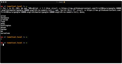 Command Line Usage 的图像结果