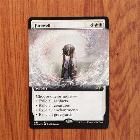 Farewell #436 Kamigawa: Neon Dynasty (NEO) Hologram magic the gathering ...