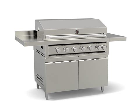 Kitchen Outdoor 6 Burners with Side Burner BBQ Grill Stainless Steel ...