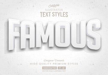 Soft white text style | Premium Vector