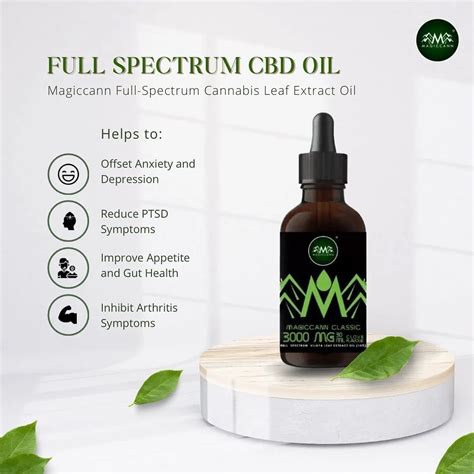 Magiccann Classic Full Spectrum Cannabis OIl 3000 Mg 30ml – CannaMeds India