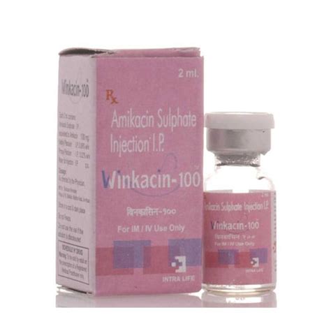 WINKACIN-100 Injection INTRA LIFE