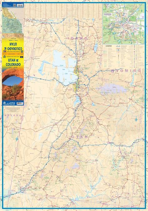 Utah & Colorado Travel Map - ITM